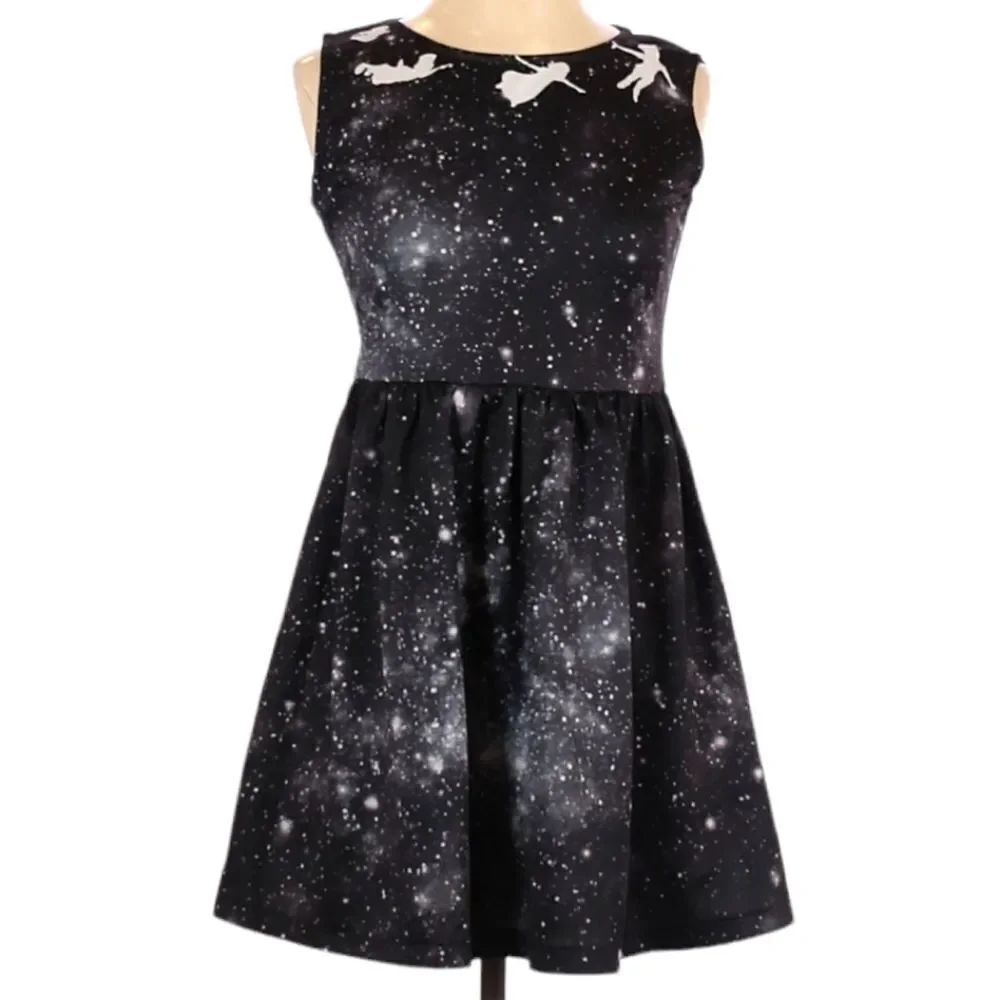 ROMWER Peter Pan Lost Boys Galaxy Stars Dress M